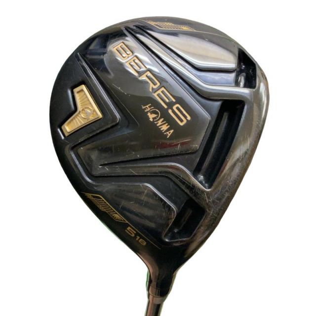 【中古】 本間ゴルフ BERES BLACK 5W フェアウェイウッド FW 純正特注シャフト (フレックスR) メンズ 男性用 右利き 右用 Cランク ゴルフクラブ