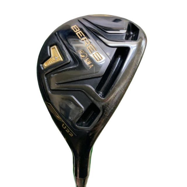 【中古】 本間ゴルフ BERES BLACK 22° ユーティリティ UT 純正特注シャフト (フレックスR) メンズ 男性用 右利き 右用 Cランク ゴルフクラブ