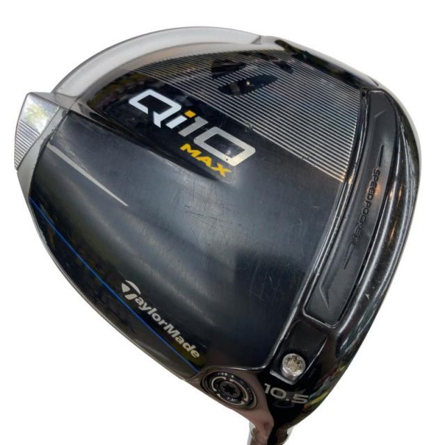 【中古】 テーラーメイド Qi10 MAX 10.5° ドライバー DR 純正特注シャフト (フレックスS) メンズ 男性用 右利き 右用 Cランク ゴルフクラブ