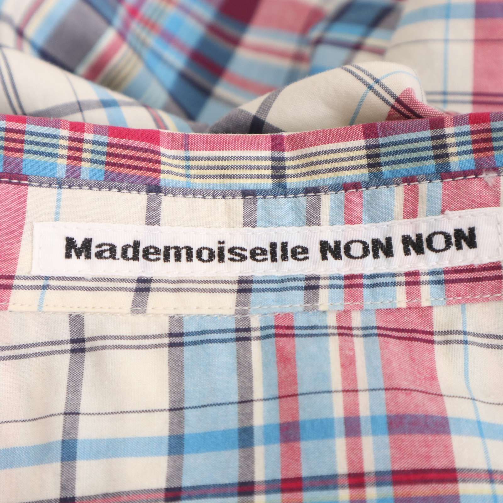Mademoiselle NON NON マドモアゼルノンノン 春夏☆ 半袖 チェック柄