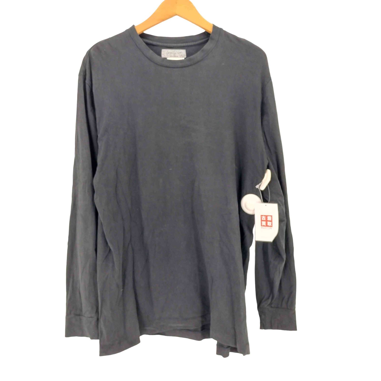 ヨウジヤマモトプールオム Yohji Yamamoto POUR HOMME 90s 丸文字タグ クルーネック 長袖Tシャツ メンズ 表記無 11,295円