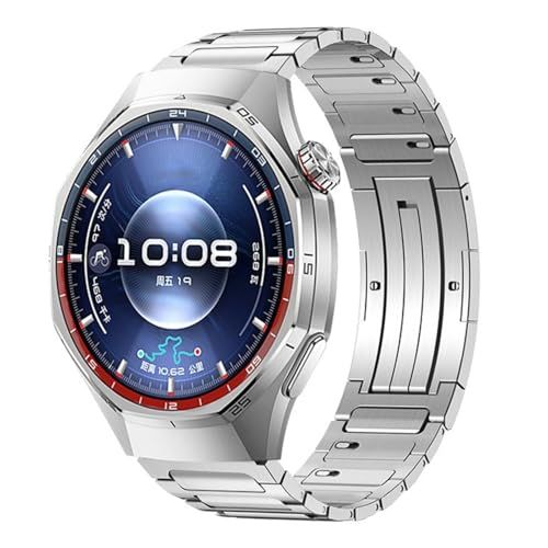 [Zealbeaty] For Huawei GT6ウォッチバンド、チタン製、GT6 Pro、for Huawei Watch、Watch 5、新型GT5スマートウォッチバンド、GT3 Pro、プッシュボタン式Iビームタイプ、GT4純チタン合金スバンド、メンe