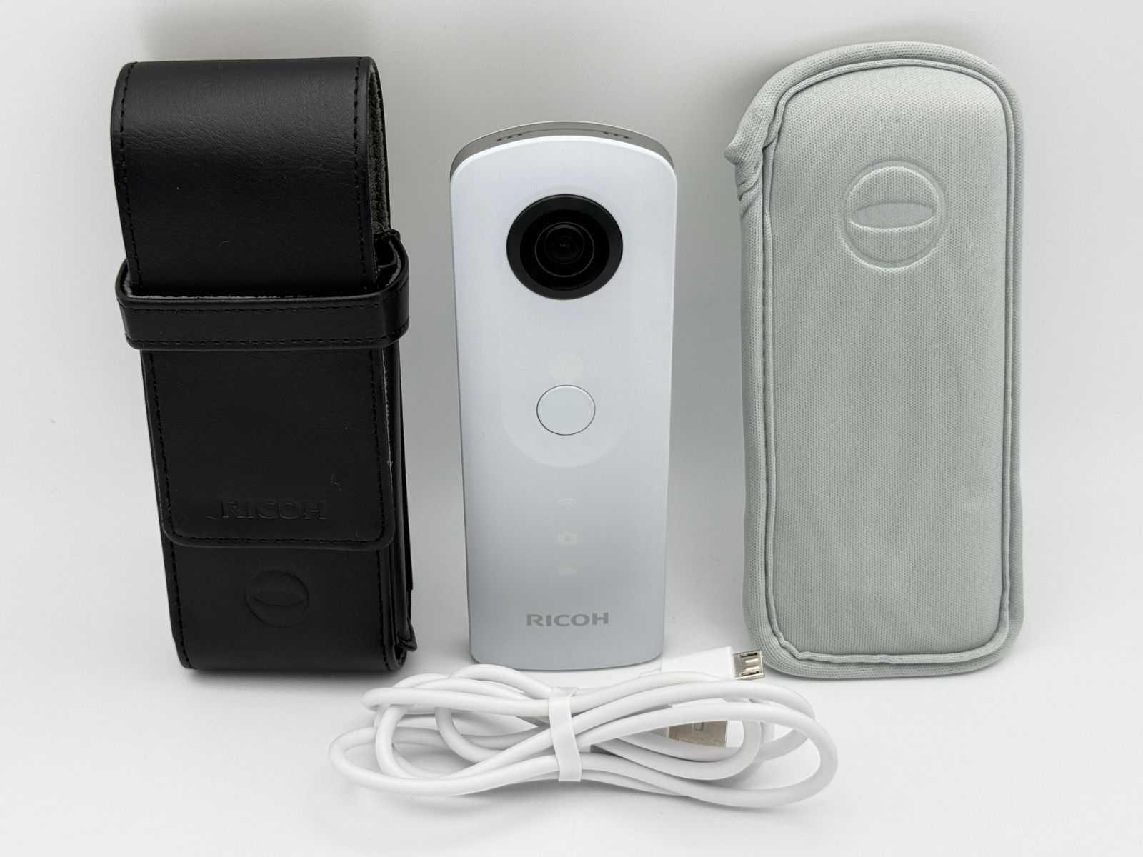 【美品】RICOH THETA SC ホワイト リコー シータ 360度カメラ
