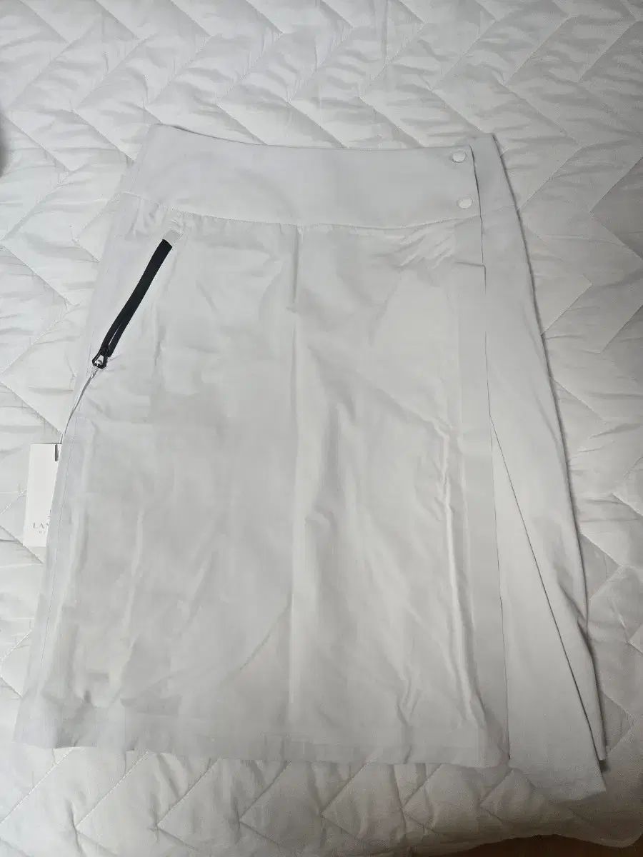 新品 LANVIN ブラン ゴルフウェア キュロット スカート ホワイト