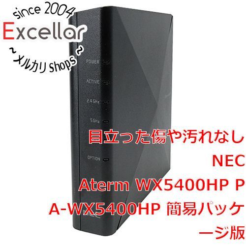 [bn:17] NEC　無線LANルーター Aterm WX5400HP PA-WX5400HP　欠品あり　未使用