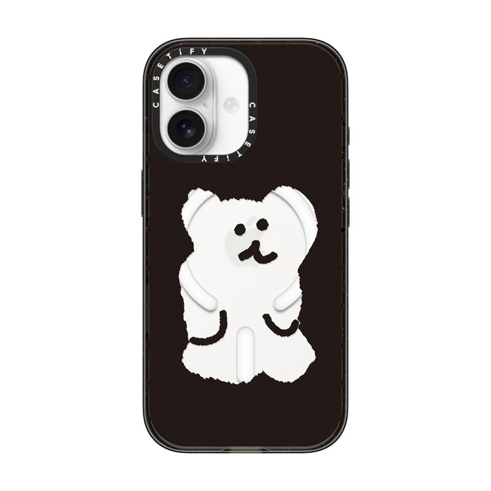 CASETiFY インパクトiPhone 17 ケース [MagSafe対応/薄型 軽量/耐衝撃] - Big Bobo - クリア ブラック
