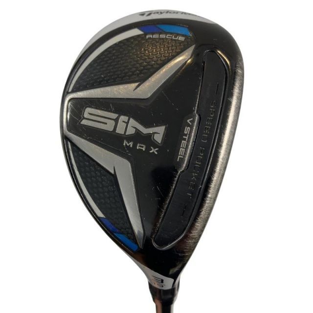 【中古】 テーラーメイド SIM MAX U3 ユーティリティ UT TENSEI BLUE TM60(UT) (フレックスS) メンズ 男性用 右利き 右用 Cランク ゴルフクラブ