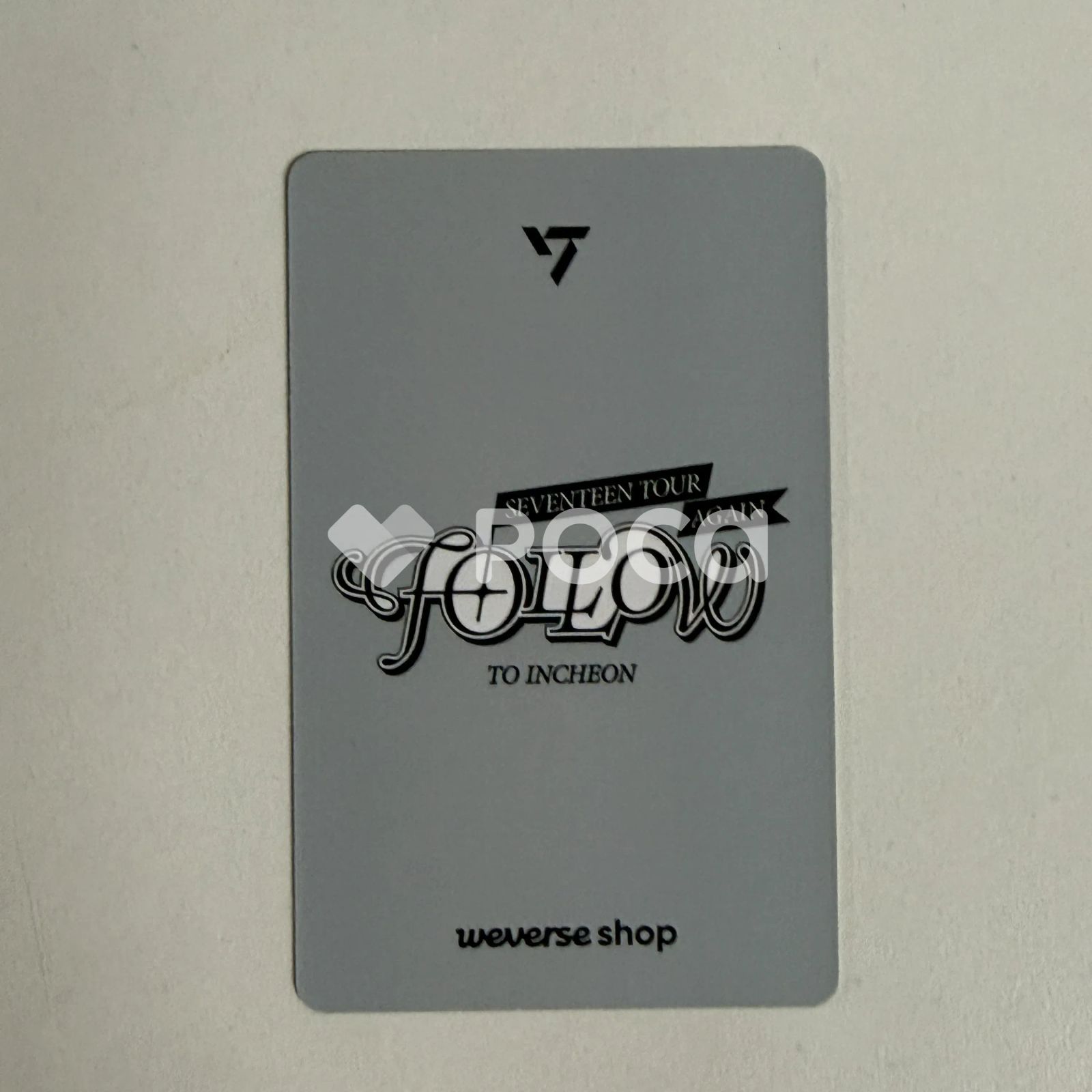 SEVENTEEN TOUR FOLLOW AGAIN TO INCHEON Weverse Shop PICK-UP (ALBUM)