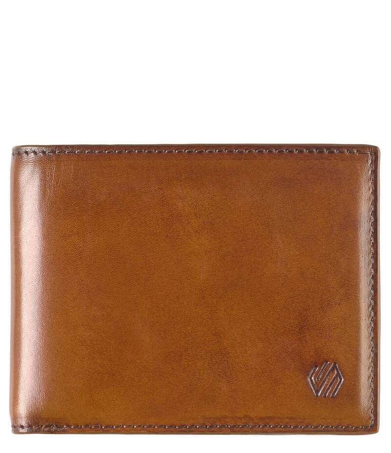 ジョンストンアンドマーフィー レディース アクセサリー 財布 Johnston Murphy Mens Hudson Burnished Billfold Wallet Brown ブラウン