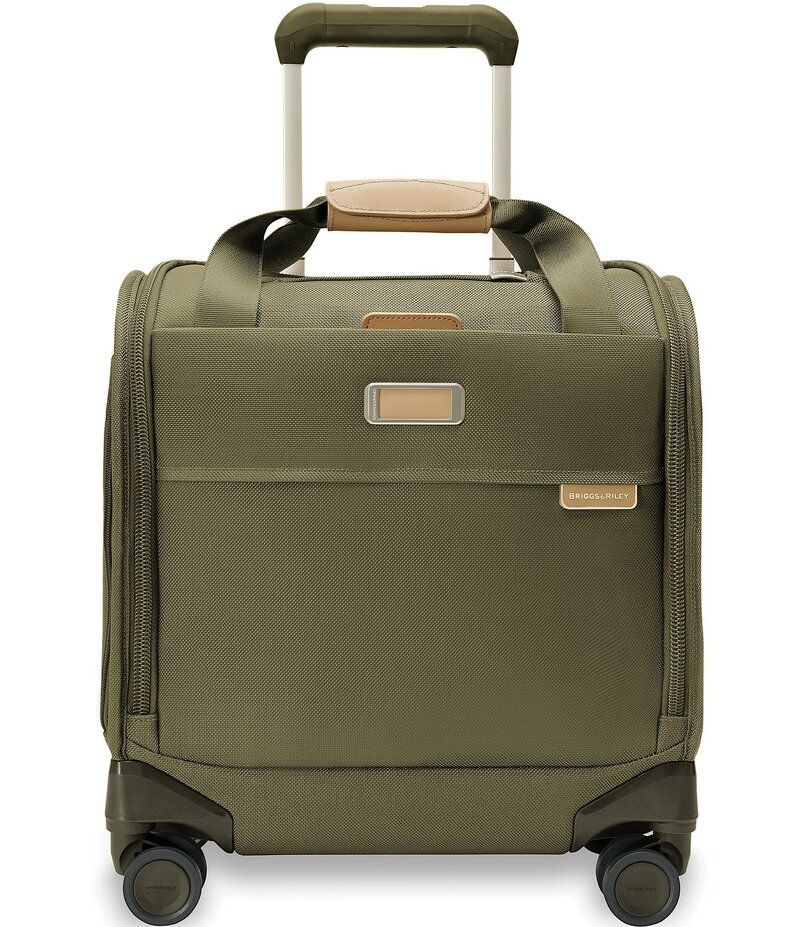 ブリグスアンドライリー レディース バッグ スーツケース Briggs Riley Baseline Cabin 16 Spinner Suitcase Olive オリーブ