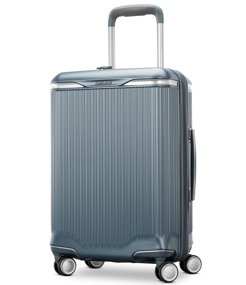 サムソナイト レディース バッグ スーツケース Samsonite Silhouette 18 Hardside CarryOn Spinner Slate Blue スレート