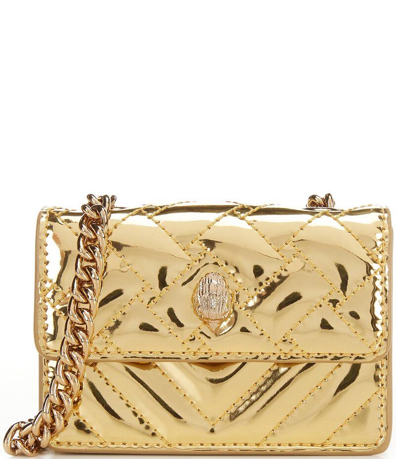カートジェイガーロンドン レディース バッグ トール Kurt Geiger London Micro Kensington Metallicrossbody Bagold ゴールド 19,511円