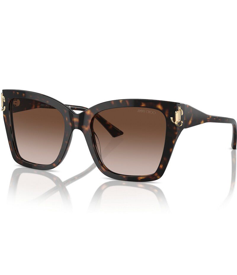 ジミーチュー レディース アクセサリー サングラス・アイウェア Jimmy Choo Womens JC5012F 54mm Havana Square Sunglasses Havana
