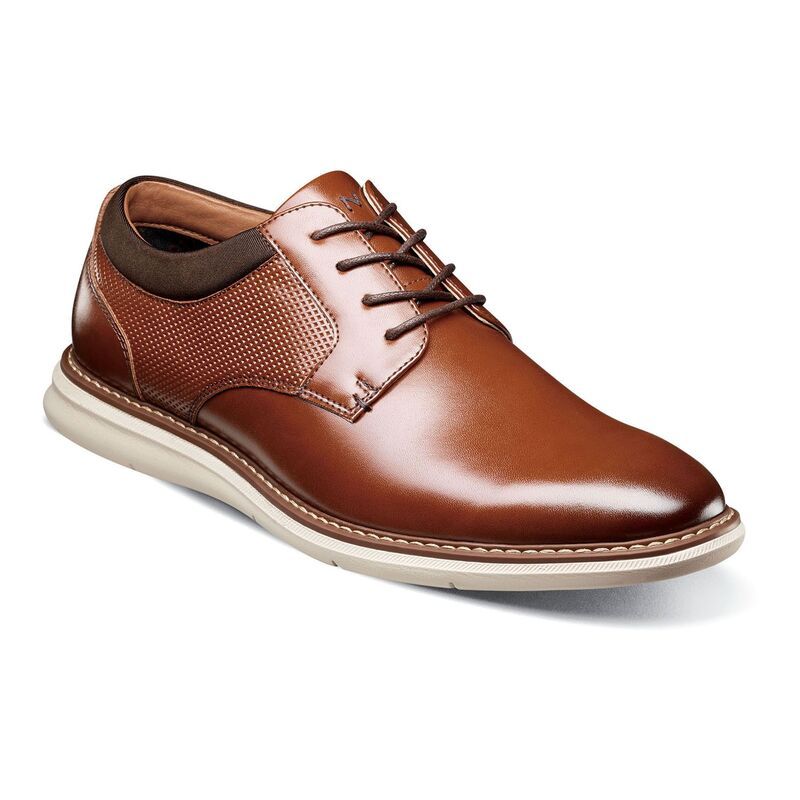 ノンブッシュ メンズ シューズ オックスフォード Nunn BushR Chase Mens Plain Toe Oxford Shoes Cognac Multi マルチカラー