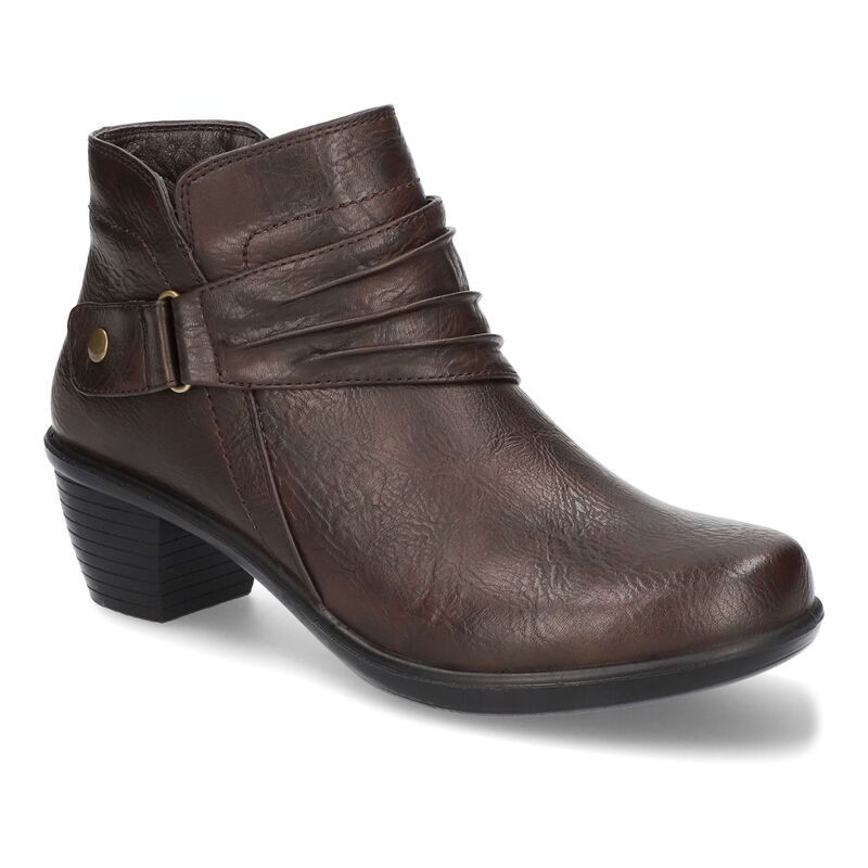 イージーストリート レディース シューズ ブーツ・レインブーツ アンクル Easy Street Damita Womens Ankle Boots Brown ブラウン