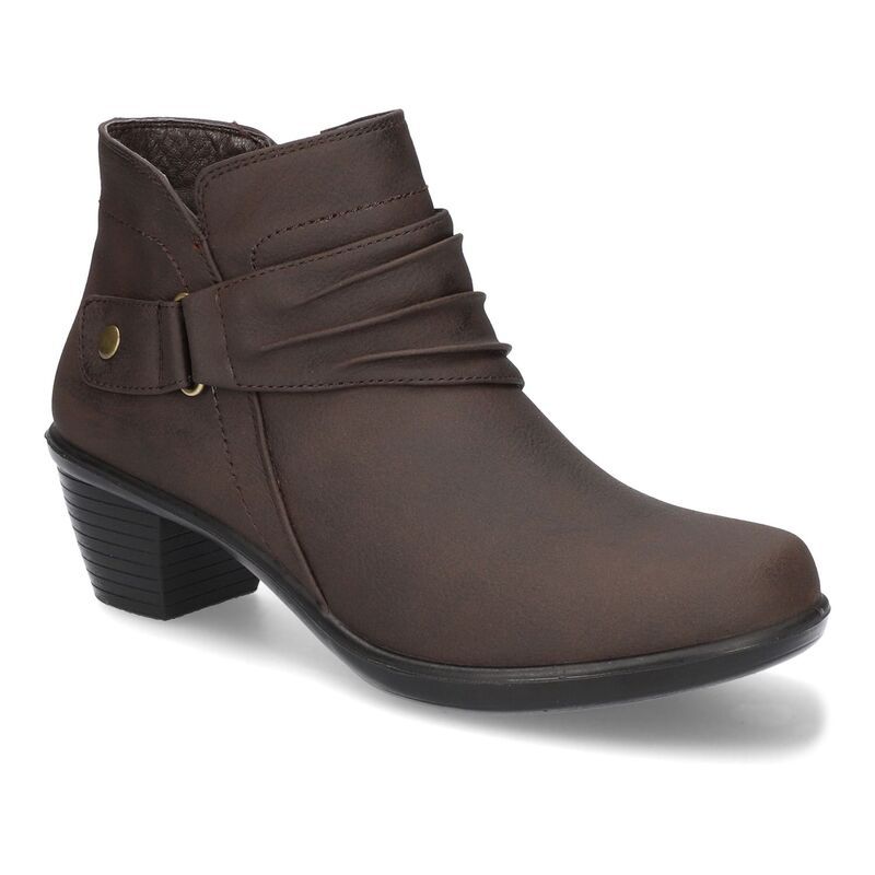 イージーストリート レディース シューズ ブーツ・レインブーツ アンクル Easy Street Damita Womens Ankle Boots Brown Matte ブラウン