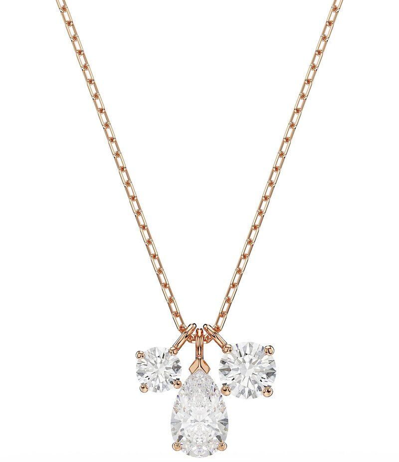 スワロフスキー レディース アクセサリー ネックレス・チョーカー レース Swarovski Mesmera Mixed Cut Short Pendant Necklace Rose Gold ゴー 22,960円