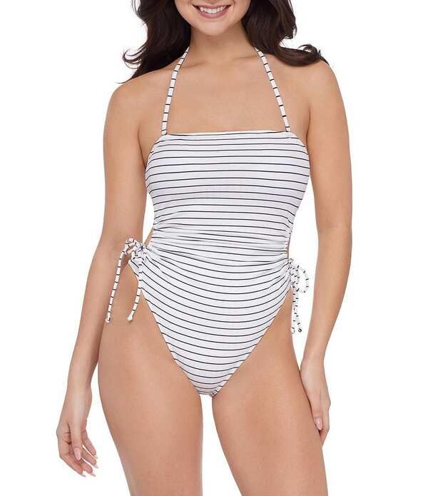 スティーブ マデン レディース トップス ワンピース カットアウト Stevie by Steve Madden Boat Stripe CutOutie Side Bandeau One Piece 19,485円