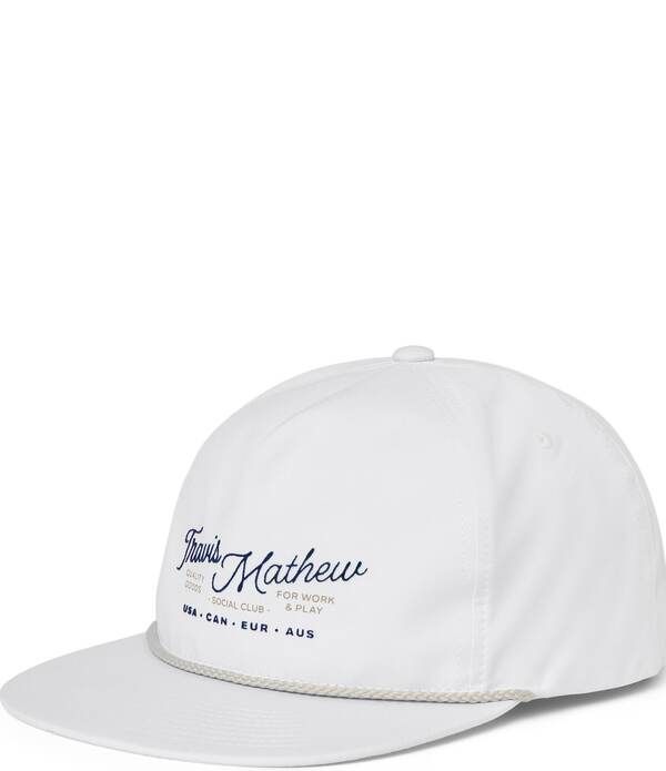 トラビスマヒュー メンズ アクセサリー 帽子 TravisMathew Gate Crasher Hat White ホワイト