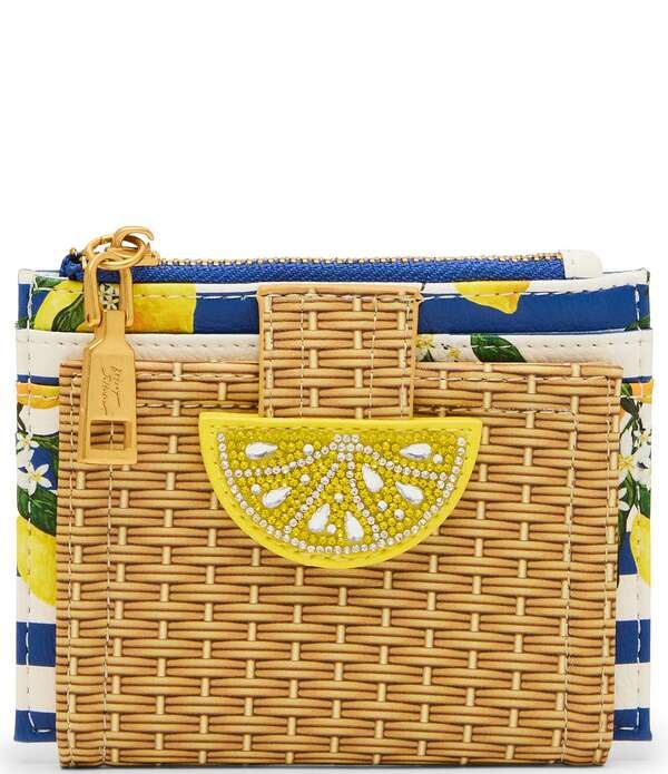 ベッツィジョンソン レディース アクセサリー 財布 Betsey Johnson Zest For Life Novelty Lemon Wallet Natural