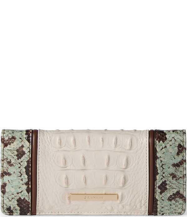 ブランミン レディース アクセサリー 財布 BRAHMIN Multi Genoa Collection Snakembossed Ady Wallet Multi Genoa マルチカラー