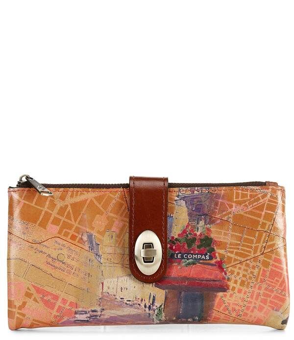 パトリシアナシュ レディース アクセサリー 財布 プリント Patricia Nash Paris Maprint Annesley Wristlet Bag Paris Map