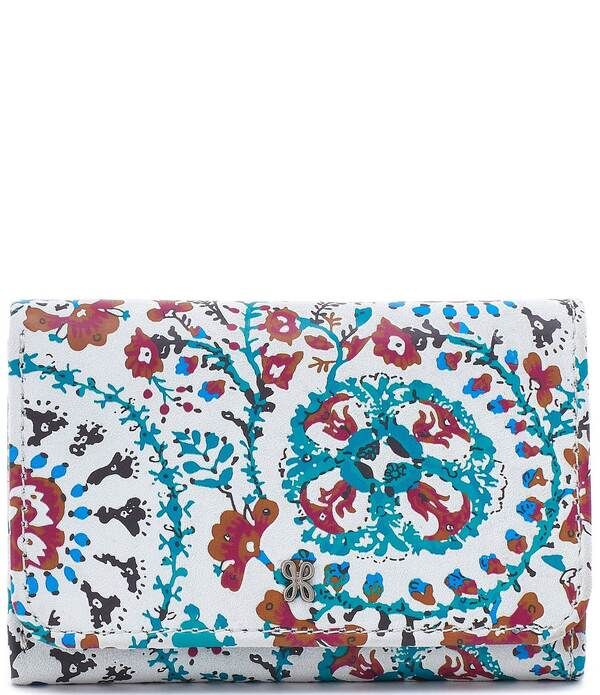 ホボ レディース アクセサリー 財布 HOBO Jill Trifold Wallet Batik Blooms