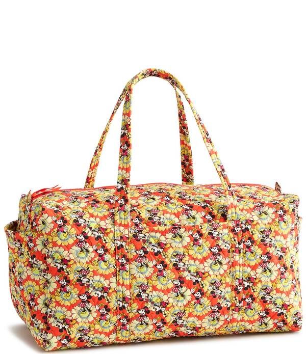 ベラブラッドリー レディース バッグ Vera Bradley x Mickey Minnie Petal Multi Collection Large Original Duffel Bag Mic