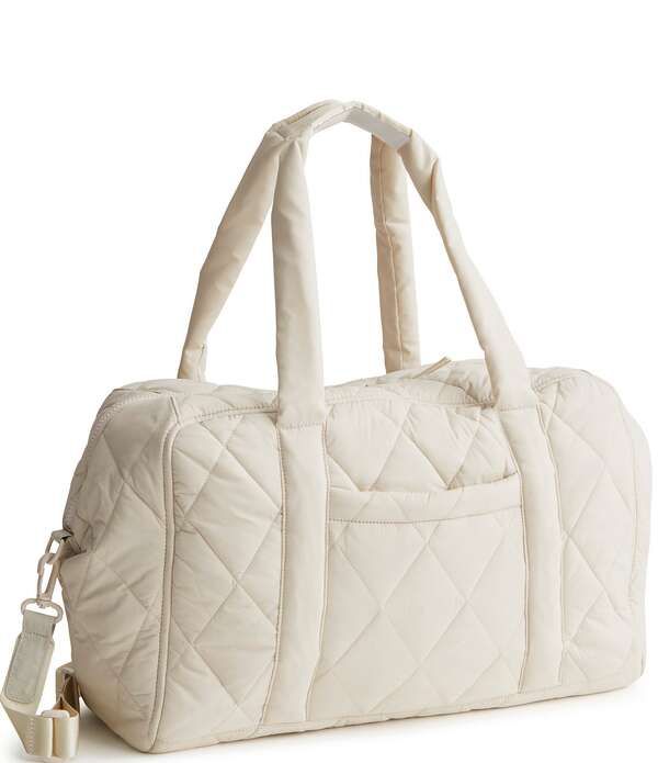 ベラブラッドリー レディース バッグ ナイロン Vera Bradley Miramar Featherweight Nylon Weekender Bag Pumice Stone ストーン
