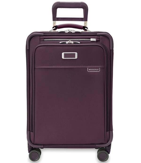 ブリグスアンドライリー レディース バッグ スーツケース Briggs Riley Baselinessential 22 CarryOn Spinner Suitcase Plum プラム 107,900円