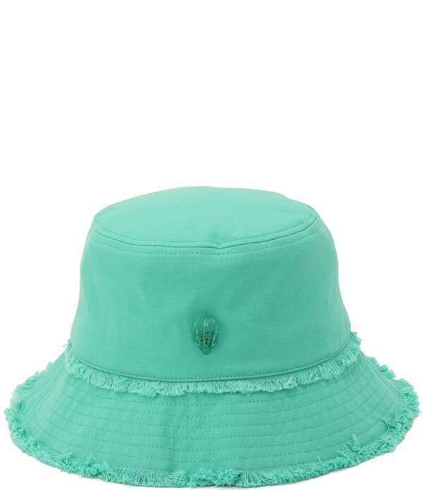 カートジェイガーロンドン レディース アクセサリー 帽子 Kurt Geiger London Frayedge Bucket Hat Mint Leaf ミント
