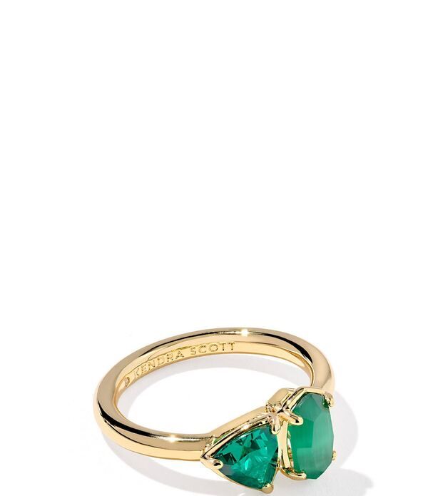 ケンドラスコット レディース アクセサリー 指輪 Kendra Scottatum Band Ringoldark Green Mix グリーン