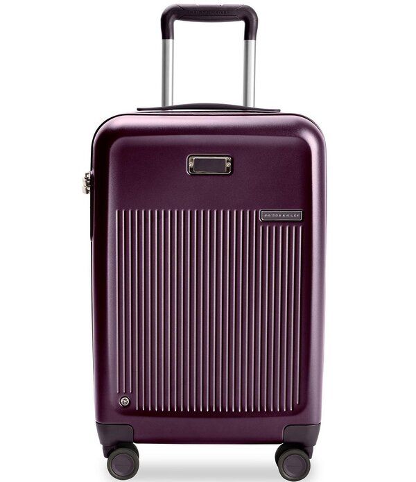 ブリグスアンドライリー レディース バッグ スーツケース Briggs Riley Sympatico 30 Essential CarryOn Expandable Spinner Plum プラム 102,900円