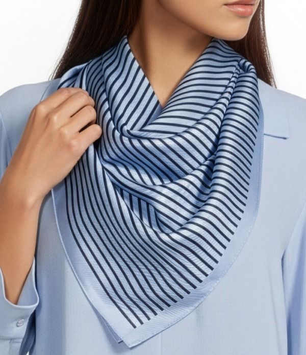 エイリーンフィッシャー レディース アクセサリー マフラー・ストール・スカーフ プリント シルク Eileen Fisher Striped Printed Silk Twill Bandana Sc 27,820円
