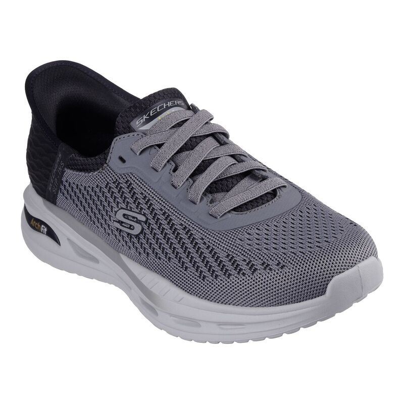 スケッチャーズ メンズ シューズ スニーカー Skechers Hands Free Slipins Arch Fit Orvan Drex Menshoes Gray Black ブラック