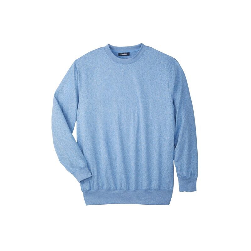 キングサイズ メンズ アウター ニット・セーター クルーネック トール KingSize Mens Big Talloungewear Long Sleeve Crewneck Blue ブルー