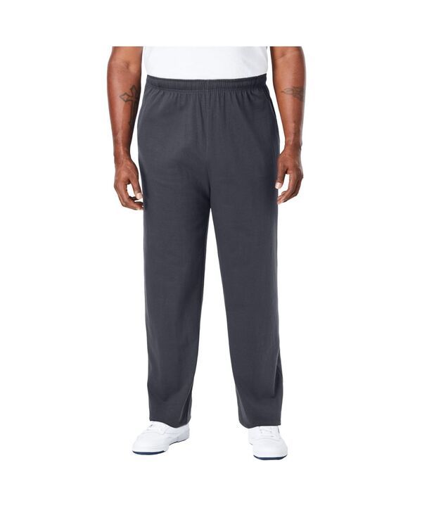 キングサイズ メンズ ボトムス カジュアルパンツ スウェットパンツ トール ジャージー KingSize Big Tallightweight Jersey OpenBottom Sweatpants