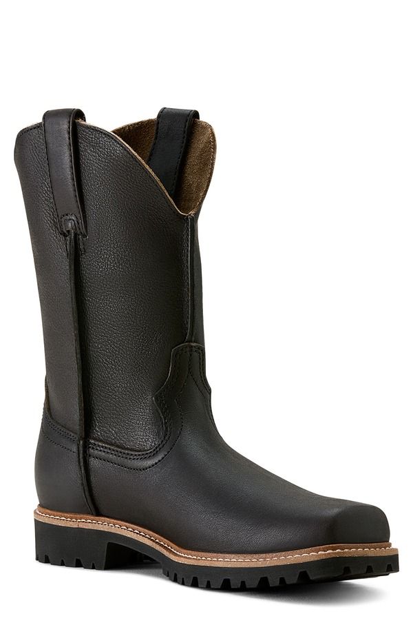 アリアト メンズ シューズ ブーツ・レインブーツ Ariat Stoney Creek Square Toe Western Boot Men BLACK MOCHA ブラック