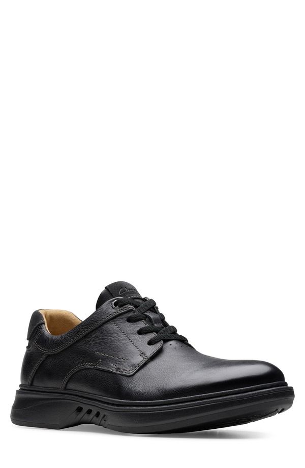 クラークス メンズ シューズ オックスフォード Clarks Un Briley Pace Oxford Men BLACK LEATHER ブラック