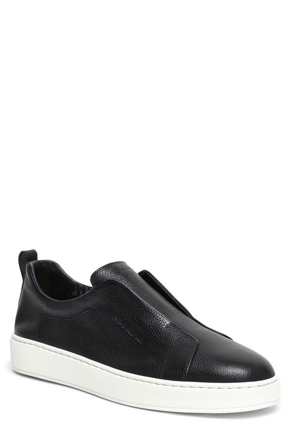 サントーニ メンズ シューズ スニーカー レース Santoni Victory LacelesslipOn Sneaker Men BLACK ブラック 146,900円