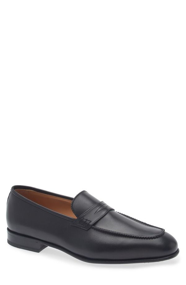 フェラガモ メンズ シューズ スニーカー ローファー FERRAGAMO Great New Penny Loafer Men NERO BISCOTTO