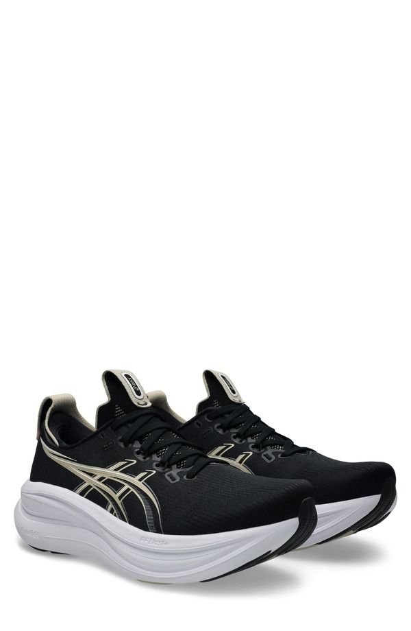 アシックス メンズ シューズ スニーカー ASICS GELNIMBUS 28 Running Shoe Men BLACKFEATHER GREY ブラック