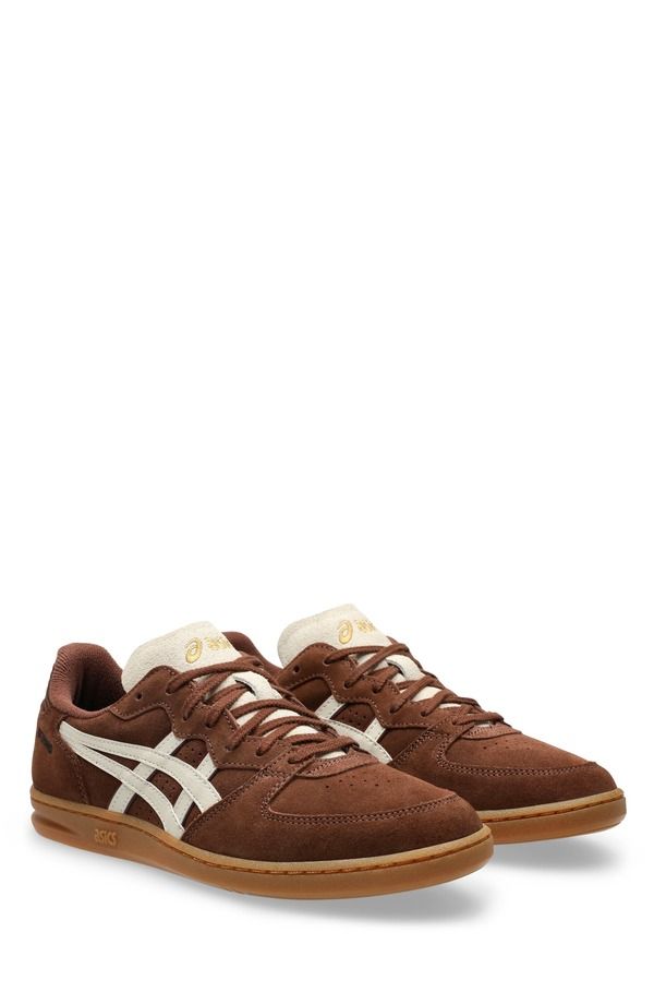 アシックス メンズ シューズ スニーカー ASICS Gender Inclusive Skyhand OG Sneaker Men REDDISH BROWNOATMEAL ブラウン