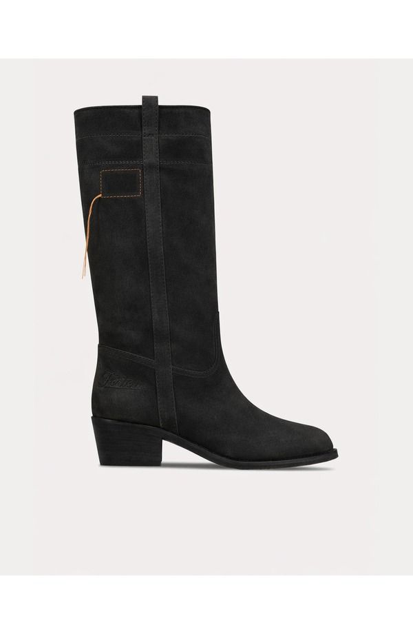 フォルテラ レディース シューズ ブーツ・レインブーツ Fortela Camperos Western Boots Women Black ブラック