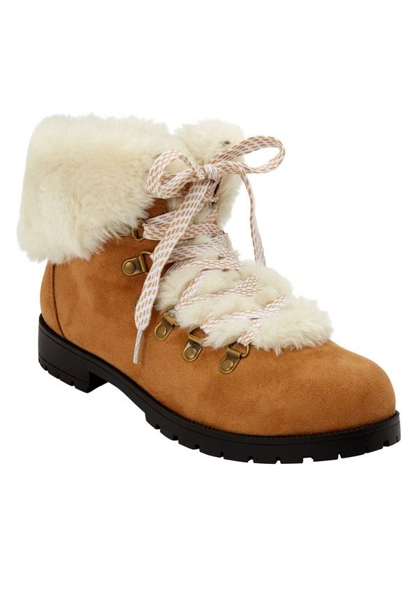 コンフォートビュー レディース シューズ ブーツ・レインブーツ Comfortview The Arctic Bootie Women TAN タン