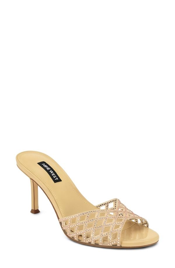 ナインウェスト レディース シューズ サンダル Nine West Mazzy Slide Sandal Women LIGHT NATURAL