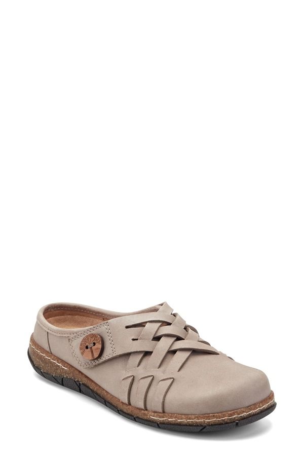 アース レディース シューズ サンダル Earth Emis Clog Women LIGHT GREY グレー
