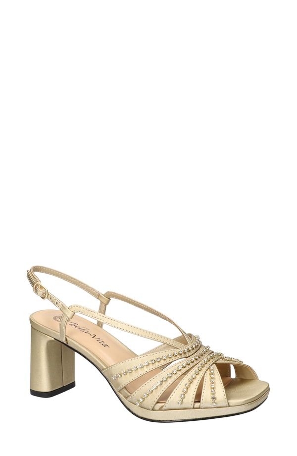 ベラヴィータ レディース シューズ サンダル プラットフォーム Bella Vita Choruslingback Platform Sandal Women CHAMPAGNE SATINSTONE 27,820円