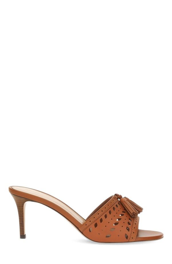 ジャンヴィト ロッシ レディース シューズ スニーカー Gianvito Rossi Fes Mules Women Brown Calf Leather ブラウン