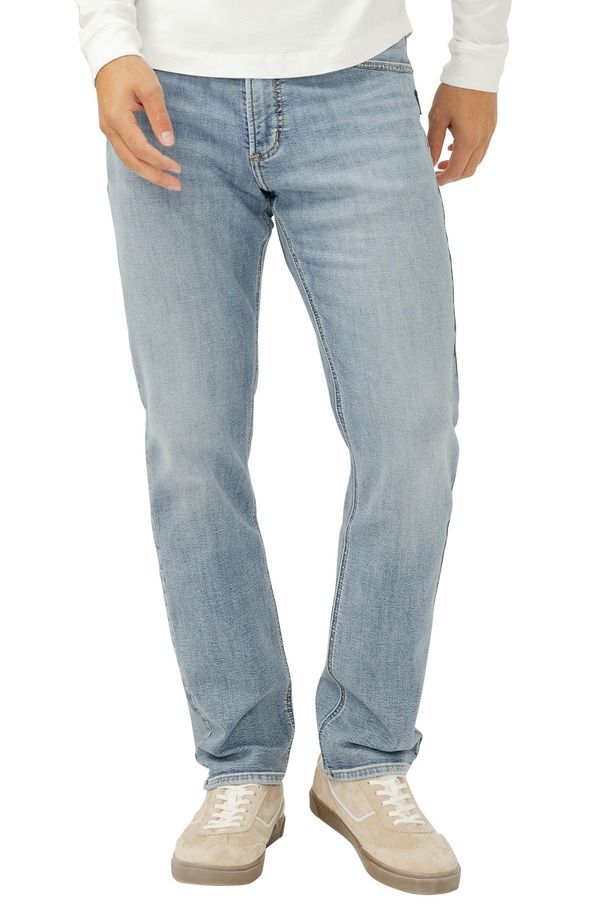 シルバー ジーンズ メンズ ボトムス デニムパンツ ストレート Silver Jeans Co Machray Athletic Fit Straight Leg Jeans WILD